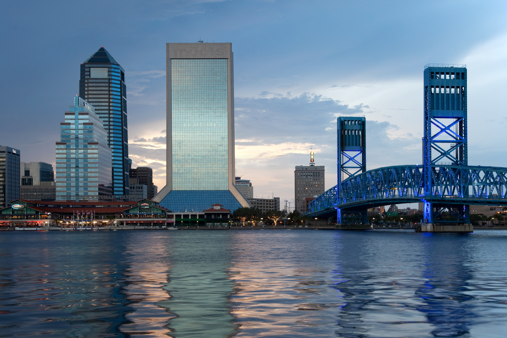 Jacksonville Downtown Main Street Bridge png Format