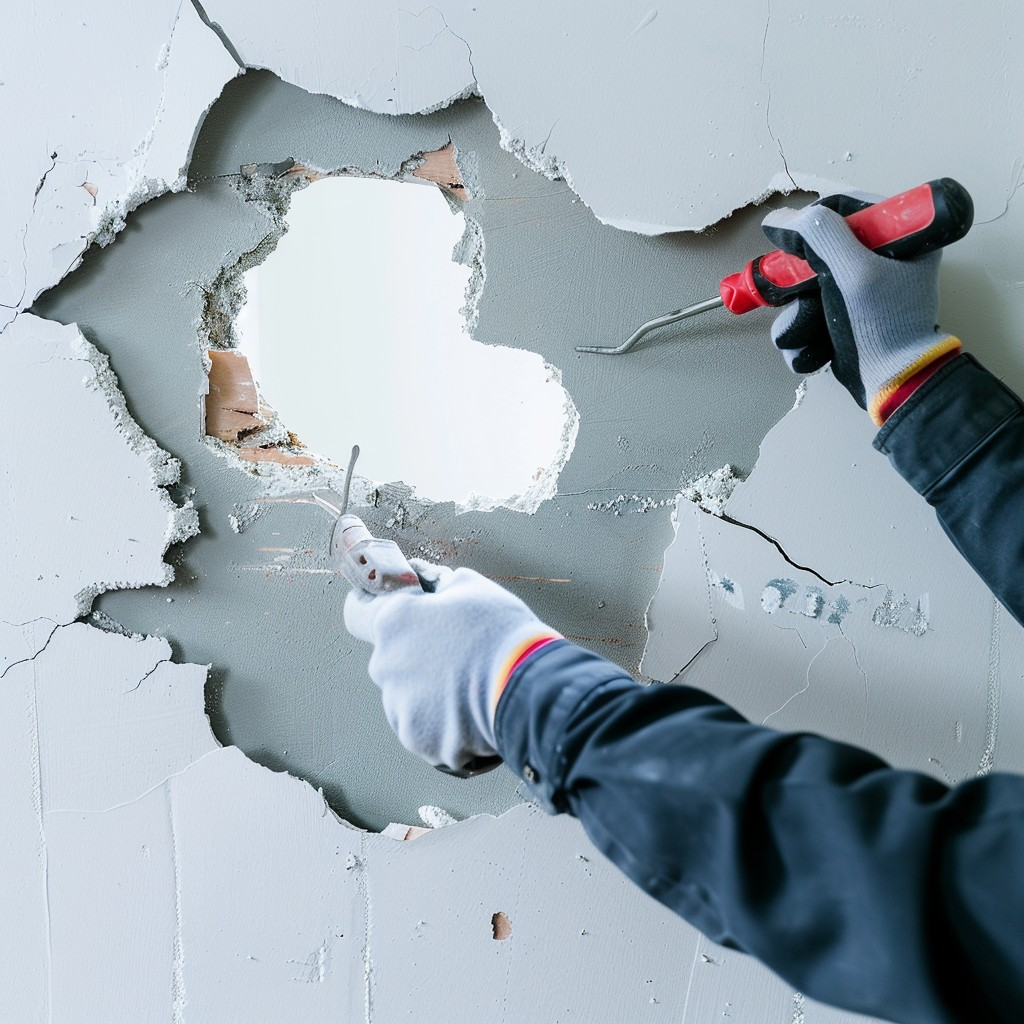 Drywall Repair Work png Format